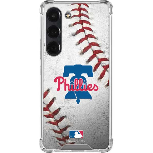 MLB Philadelphia Phillies Game Ball Galaxy S23 Clear Case