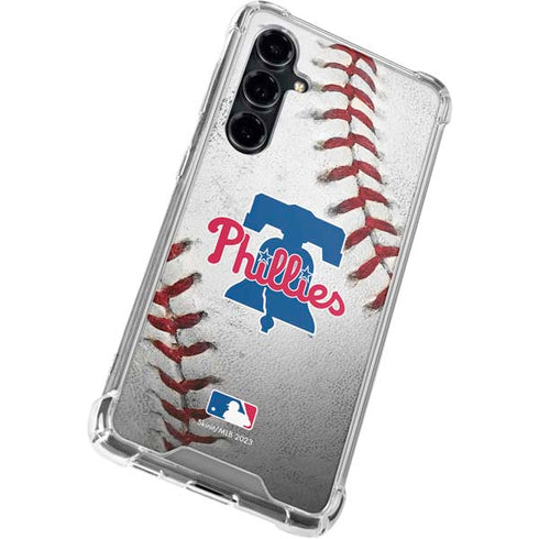 MLB Philadelphia Phillies Game Ball Galaxy S23 FE Clear Case