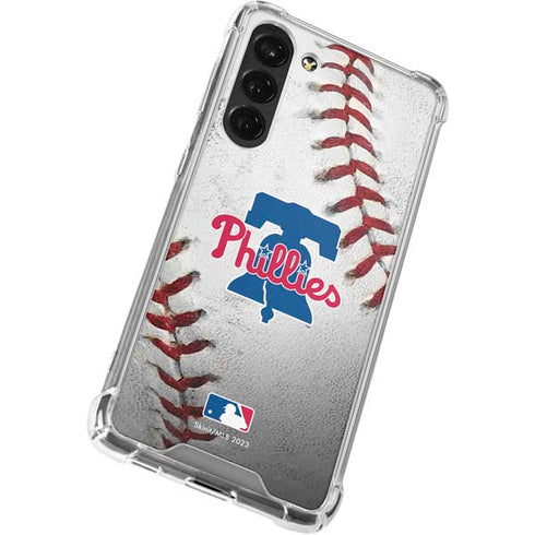 MLB Philadelphia Phillies Game Ball Galaxy S23 Plus Clear Case