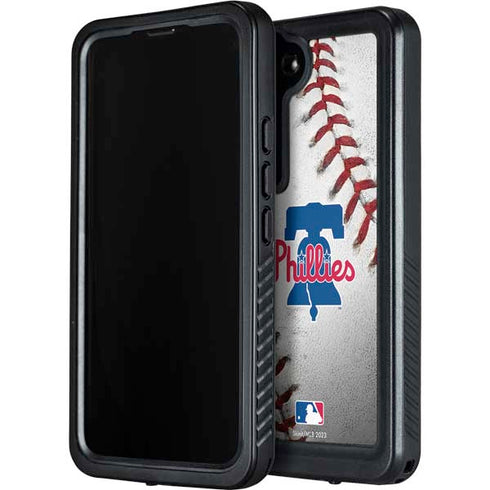 MLB Philadelphia Phillies Game Ball Galaxy S23 Plus Waterproof Case