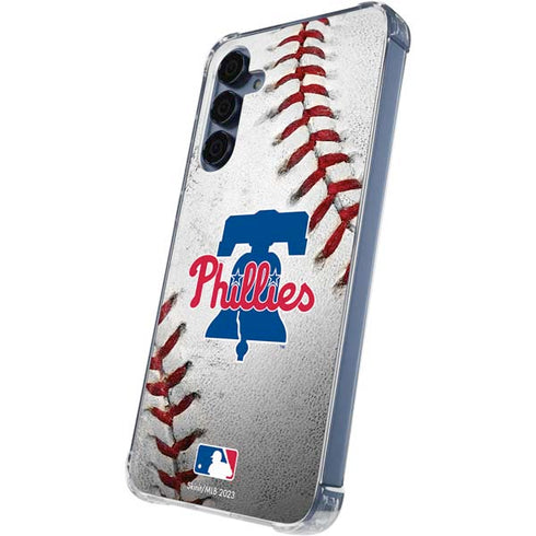 MLB Philadelphia Phillies Game Ball Galaxy S24 Clear Case