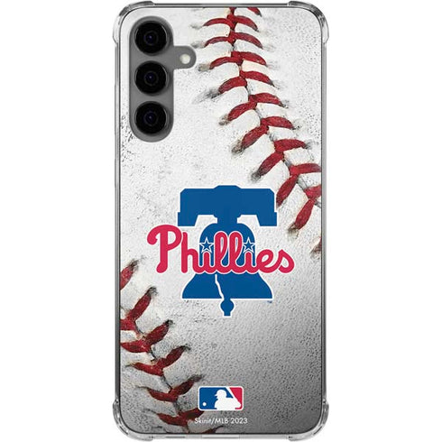 MLB Philadelphia Phillies Game Ball Galaxy S24 Plus Clear Case