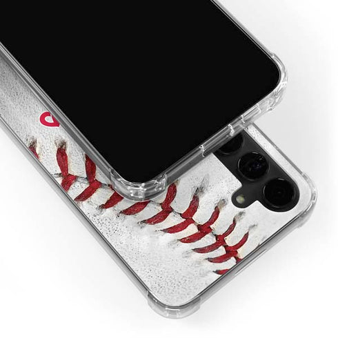 MLB Philadelphia Phillies Game Ball Galaxy S24 Plus Clear Case