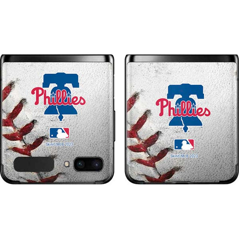 MLB Philadelphia Phillies Game Ball Galaxy Z Flip Skin