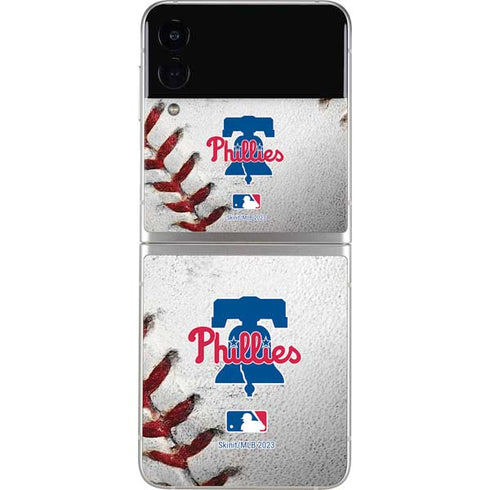 MLB Philadelphia Phillies Game Ball Galaxy Z Flip3 5G Skin
