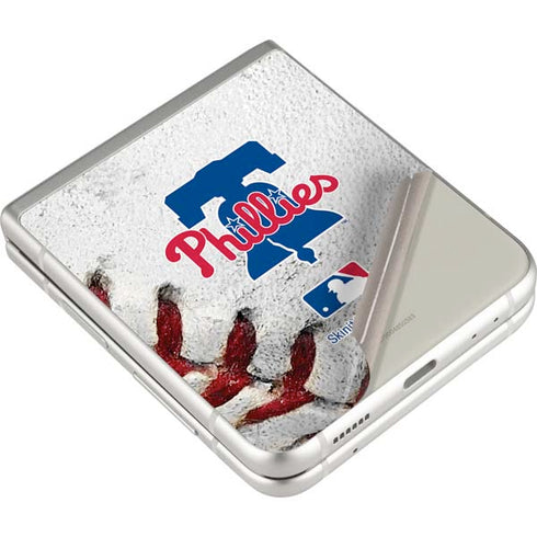 MLB Philadelphia Phillies Game Ball Galaxy Z Flip3 5G Skin