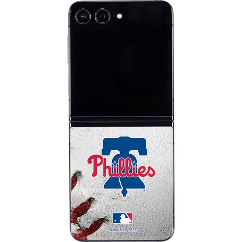 MLB Philadelphia Phillies Game Ball Galaxy Z Flip5 5G Skin