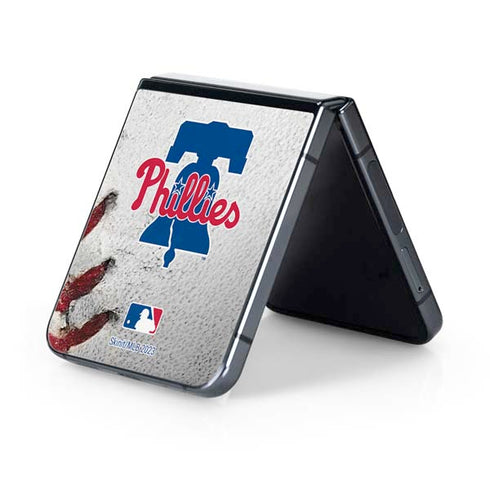 MLB Philadelphia Phillies Game Ball Galaxy Z Flip5 5G Skin