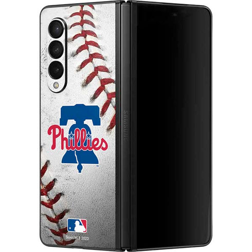 MLB Philadelphia Phillies Game Ball Galaxy Z Fold3 5G Skin