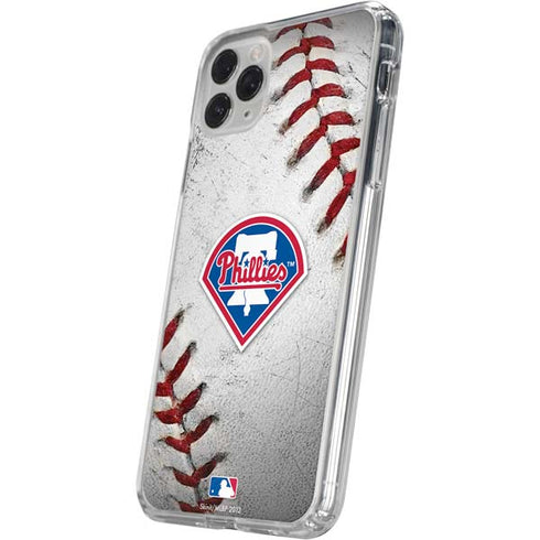 MLB Philadelphia Phillies Game Ball iPhone 11 Pro Clear Case