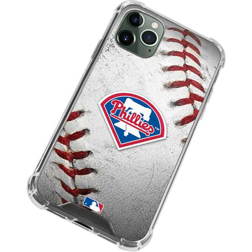 MLB Philadelphia Phillies Game Ball iPhone 11 Pro Max Clear Case