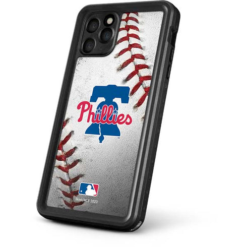 MLB Philadelphia Phillies Game Ball iPhone 11 Pro Waterproof Case