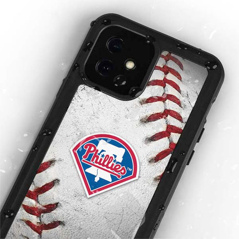 MLB Philadelphia Phillies Game Ball iPhone 12 Mini Waterproof Case