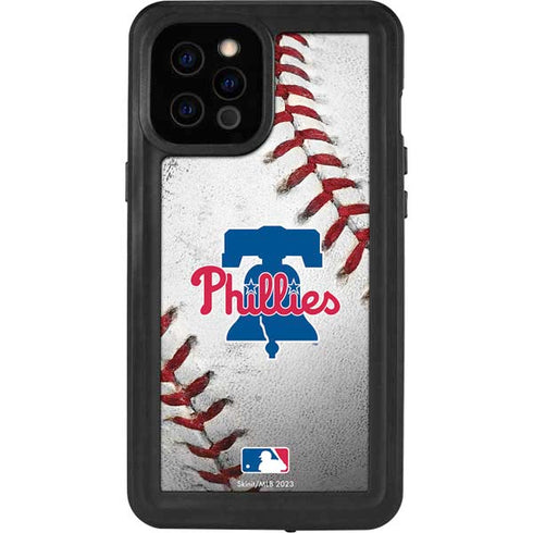 MLB Philadelphia Phillies Game Ball iPhone 12 Pro Max Waterproof Case
