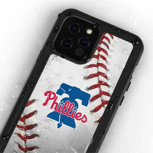 MLB Philadelphia Phillies Game Ball iPhone 12 Pro Waterproof Case