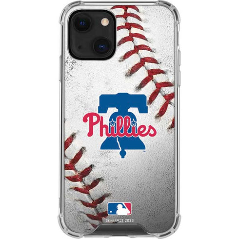 MLB Philadelphia Phillies Game Ball iPhone 13 Clear Case