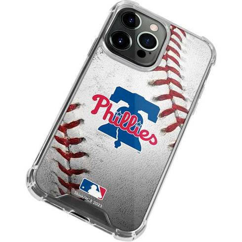 MLB Philadelphia Phillies Game Ball iPhone 13 Pro Max Clear Case