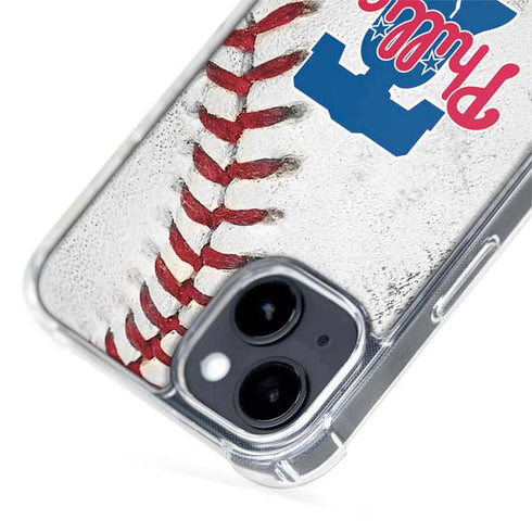 MLB Philadelphia Phillies Game Ball iPhone 15 Plus MagSafe Case