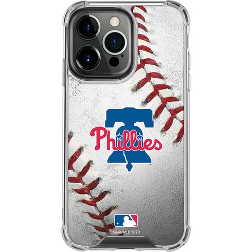 MLB Philadelphia Phillies Game Ball iPhone 15 Pro Clear Case