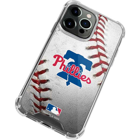 MLB Philadelphia Phillies Game Ball iPhone 14 Pro Clear Case