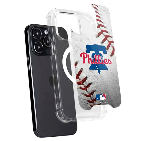 MLB Philadelphia Phillies Game Ball iPhone 15 Pro Max MagSafe Case