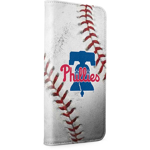 MLB Philadelphia Phillies Game Ball iPhone 15 Plus Folio Case