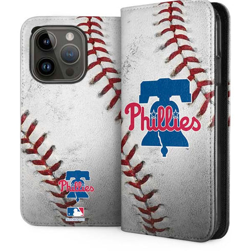MLB Philadelphia Phillies Game Ball iPhone 15 Pro Folio Case