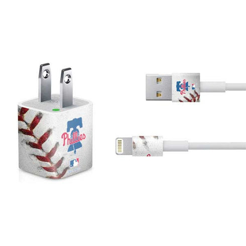 MLB Philadelphia Phillies Game Ball iPhone Charger (5W USB) Skin