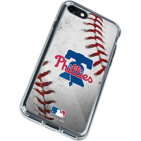 MLB Philadelphia Phillies Game Ball iPhone SE (2nd & 3rd Gen) Clear Case