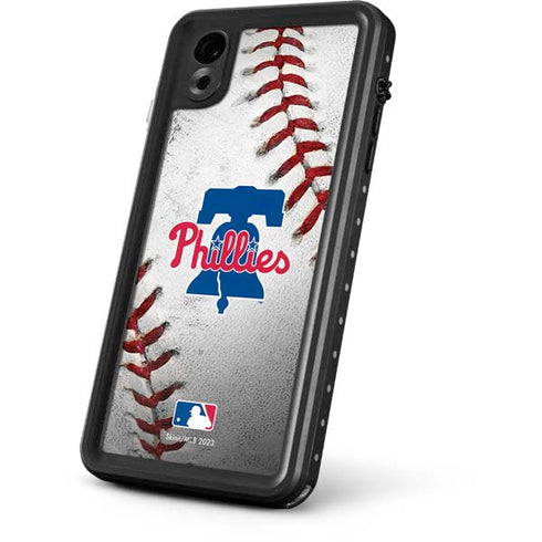 MLB Philadelphia Phillies Game Ball iPhone XR Waterproof Case