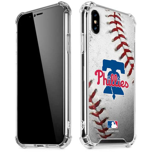 MLB Philadelphia Phillies Game Ball iPhone XS Max Clear Case