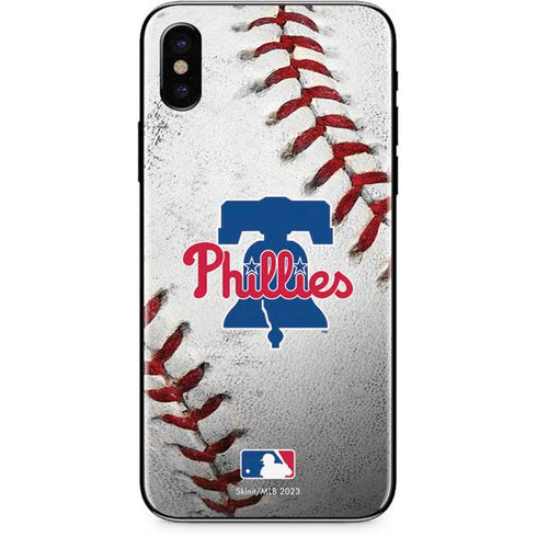 MLB Philadelphia Phillies Game Ball iPhone XS Skin