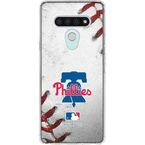 MLB Philadelphia Phillies Game Ball LG Stylo 6 Clear Case
