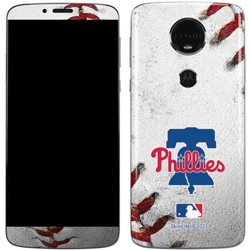 MLB Philadelphia Phillies Game Ball Moto E5 Plus Skin