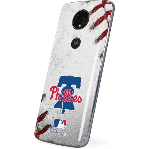MLB Philadelphia Phillies Game Ball Moto E5 Plus Skin