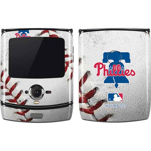 MLB Philadelphia Phillies Game Ball Motorola RAZR Skin