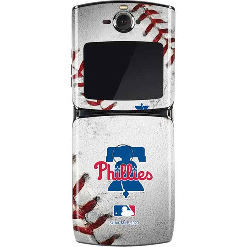 MLB Philadelphia Phillies Game Ball Motorola RAZR Skin