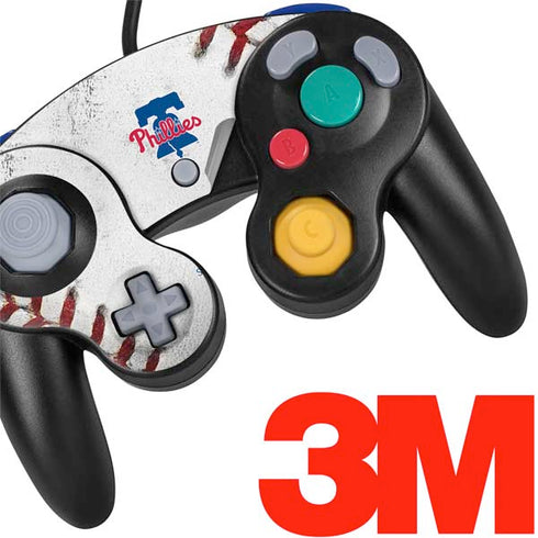 MLB Philadelphia Phillies Game Ball Nintendo GameCube Controller Skin