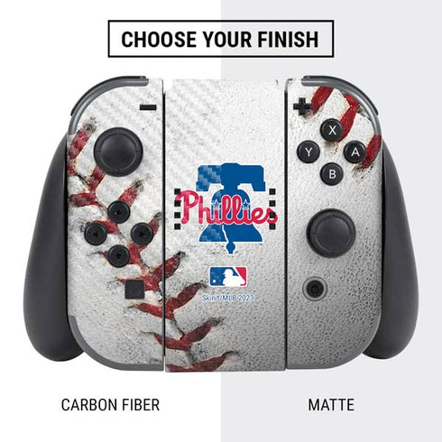 MLB Philadelphia Phillies Game Ball Nintendo Switch Bundle Skin