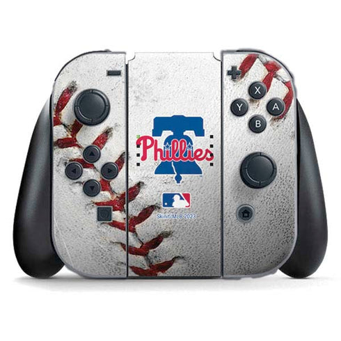 MLB Philadelphia Phillies Game Ball Nintendo Switch (2017-2021) Joy-Con Controller Skin