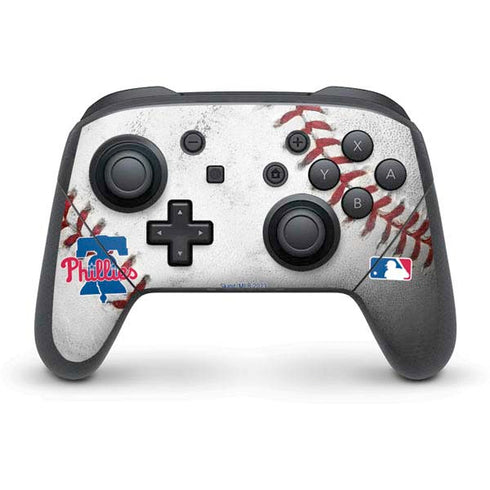 MLB Philadelphia Phillies Game Ball Nintendo Switch Pro Controller Skin