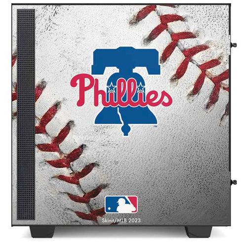 MLB Philadelphia Phillies Game Ball NZXT H510 Compact ATX Mid-Tower Case Skin