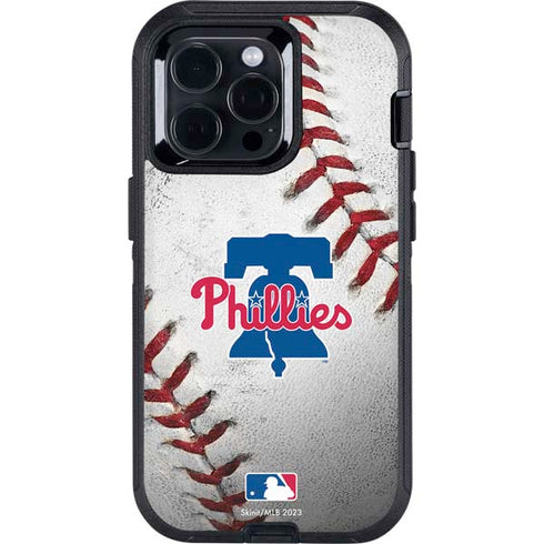 MLB Philadelphia Phillies Game Ball Otterbox Defender iPhone Skin