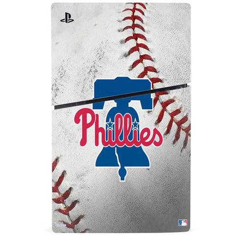 MLB Philadelphia Phillies Game Ball PS5 Slim Disk Console Skin