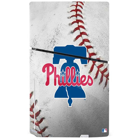 MLB Philadelphia Phillies Game Ball PS5 Slim Disk Console Skin