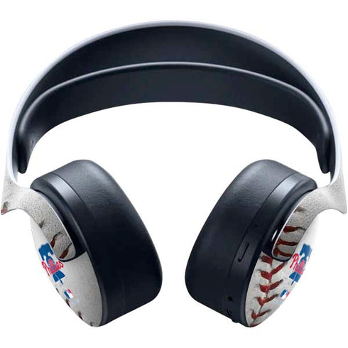 MLB Philadelphia Phillies Game Ball PULSE 3D Wireless Headset for PS5 Skin