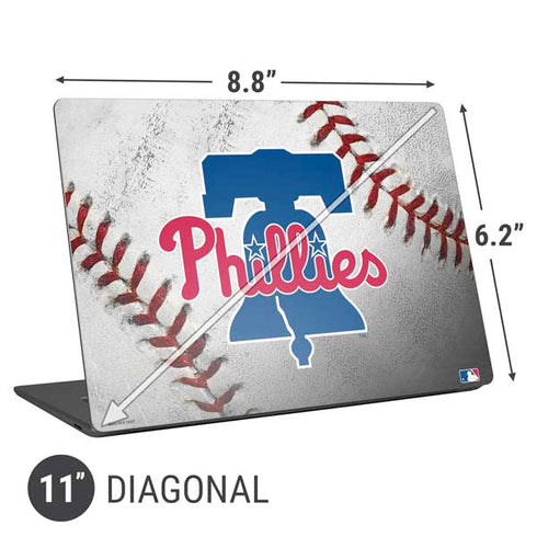 MLB Philadelphia Phillies Game Ball Universal Laptop 11in (8.8 x 6.2in) Skin