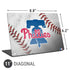 MLB Philadelphia Phillies Game Ball Universal Laptop 11in (8.8 x 6.2in) Skin