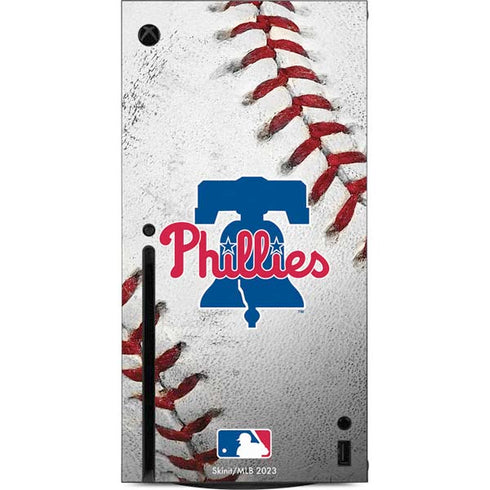 MLB Philadelphia Phillies Game Ball Xbox Series X Console Skin