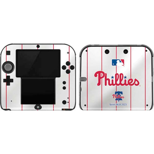 MLB Philadelphia Phillies Home Jersey Nintendo 2DS Skin